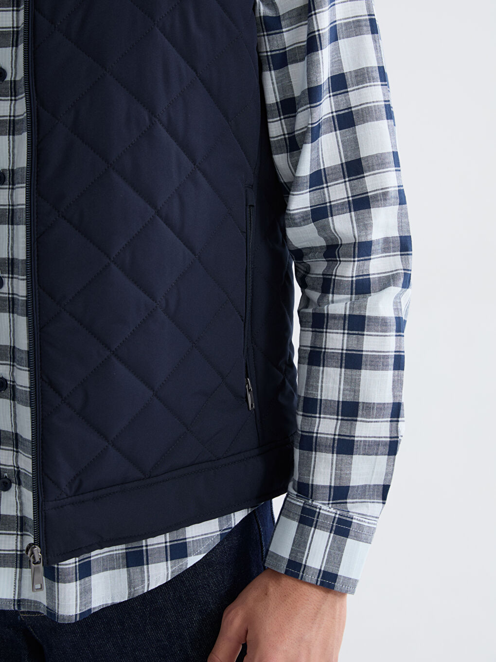 Classic Fit College Collar Men's Vest-2