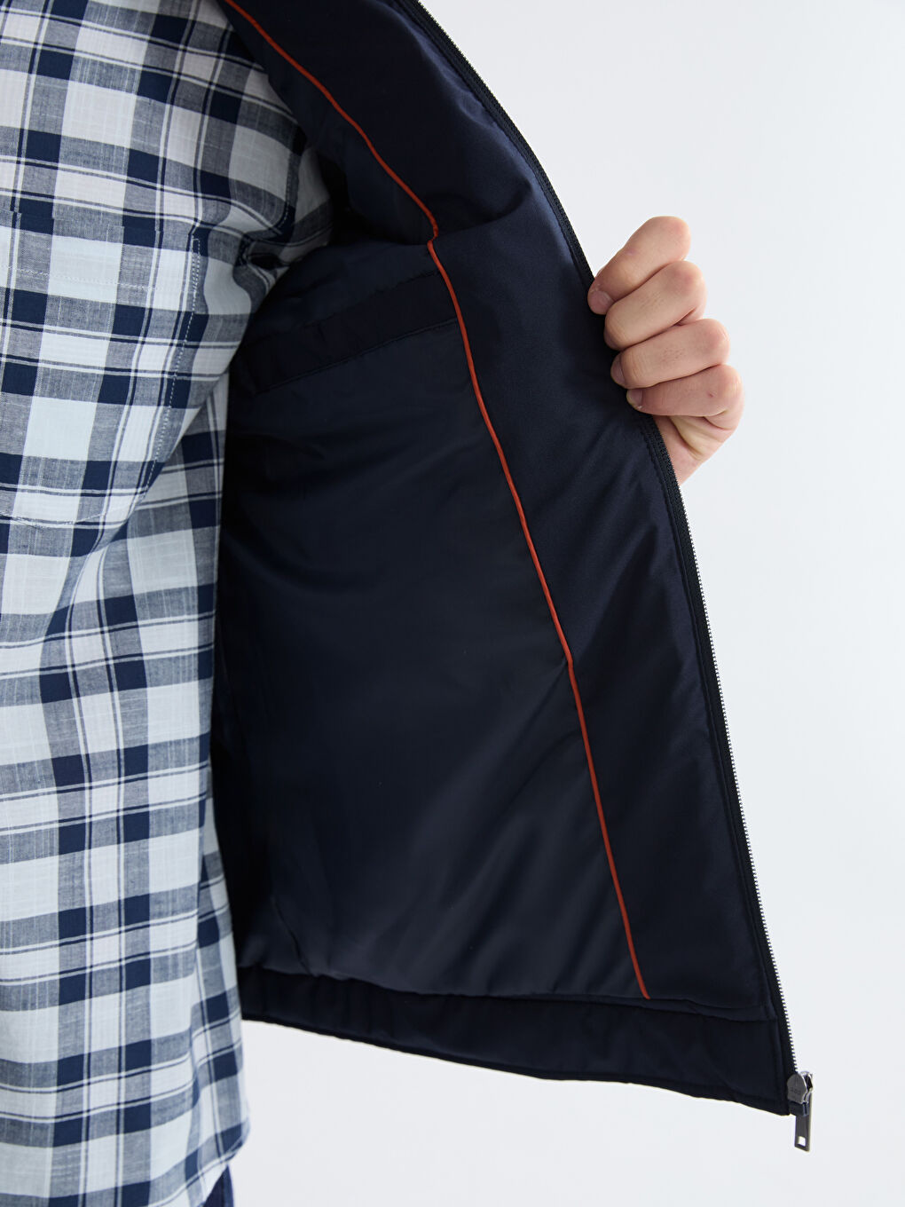 Classic Fit College Collar Men's Vest-3