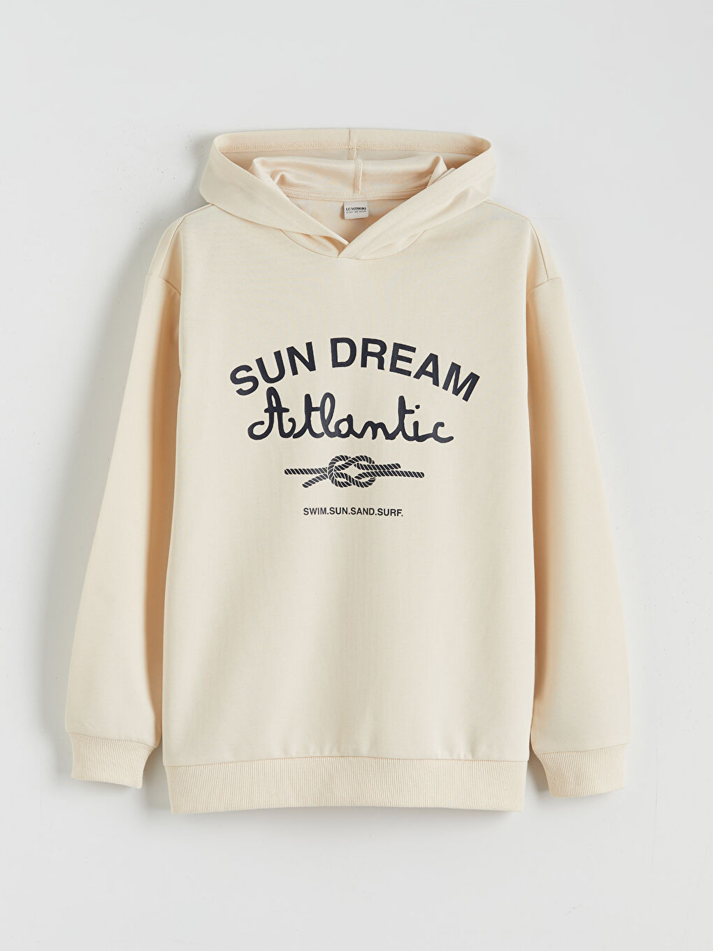 Dječak BEŽ Majica s kapuljačom/Dukserica