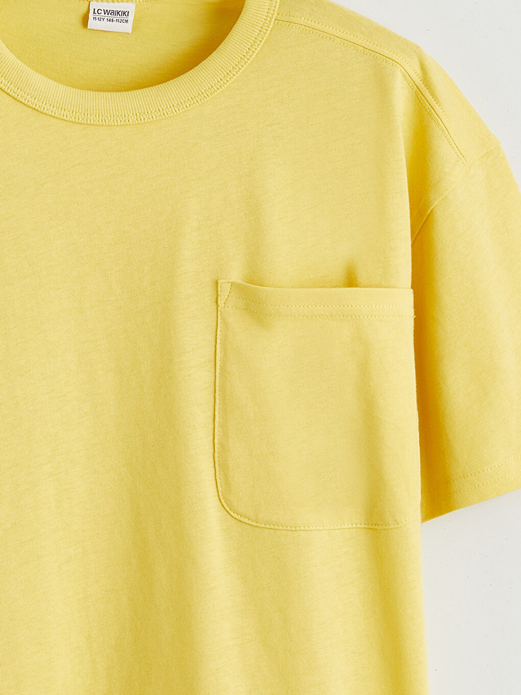 Crew Neck Basic Boys' T-Shirt-2