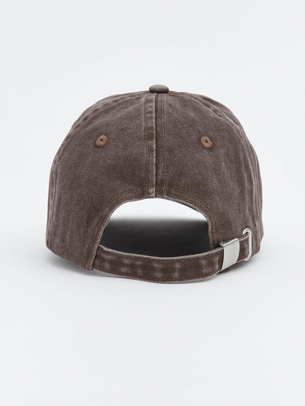 Kahverengi Yazı Nakışlı Erkek Kep Şapka -2