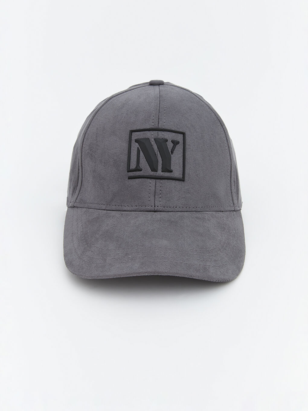 Gri New York Nakışlı Erkek Kep Şapka