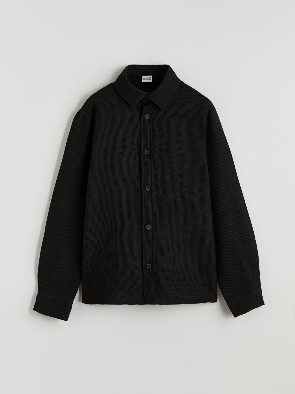 Siyah Armürlü Erkek Çocuk Gömlek