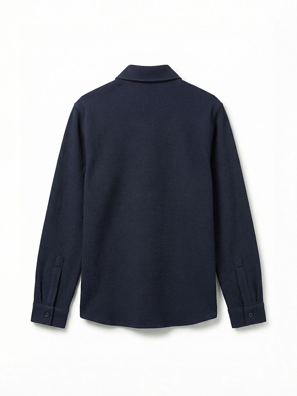 Lacivert Armürlü Erkek Çocuk Gömlek-1