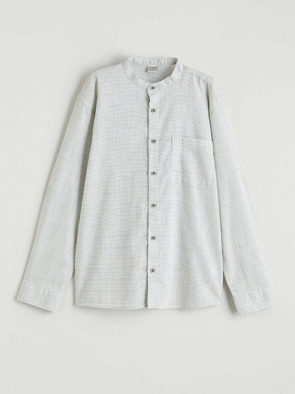 Mandarin Collar Shirt for Boys