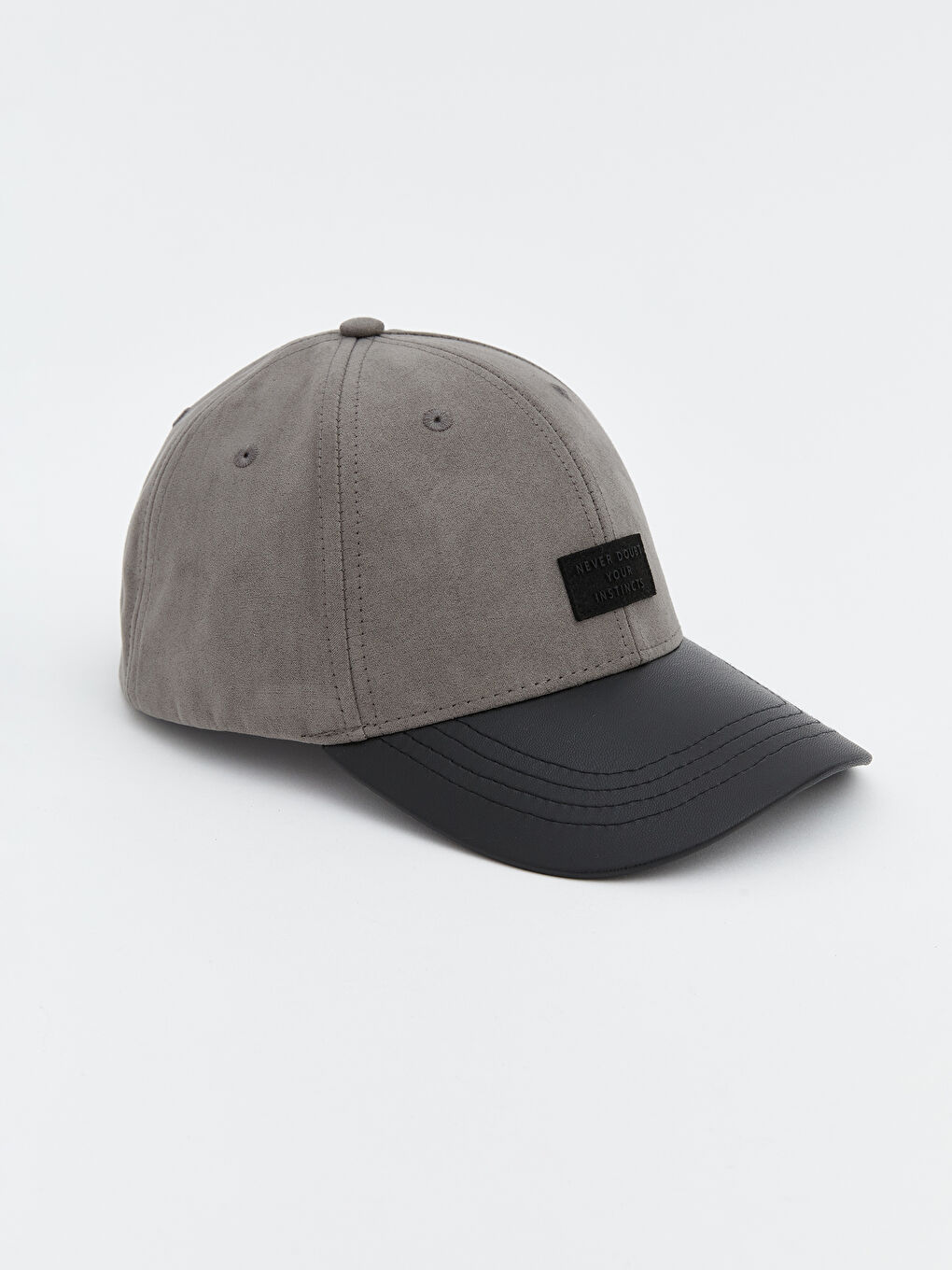 Gri Erkek Kep Şapka -1