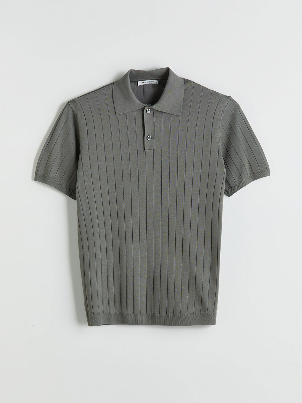 Polo Neck Short Sleeve Men's Knitwear Sweater -S62194Z8-PX2