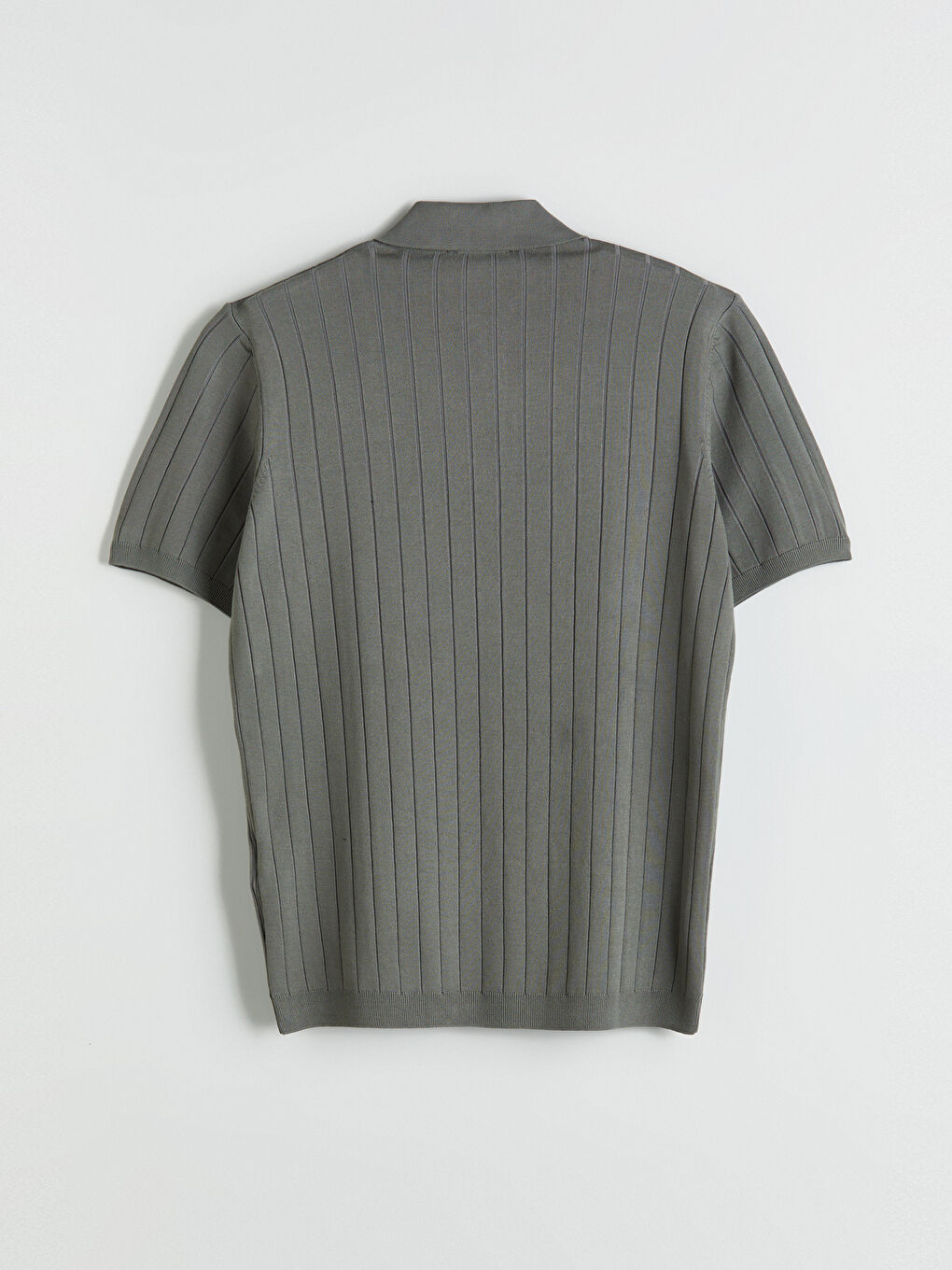 Polo Neck Short Sleeve Men's Knitwear Sweater -S62194Z8-PX2