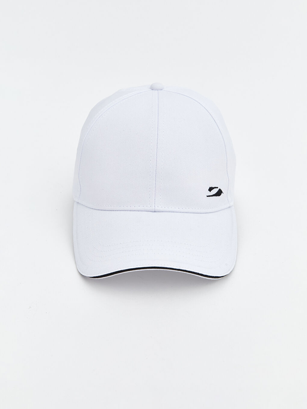 Beyaz Nakışlı Erkek Kep Şapka