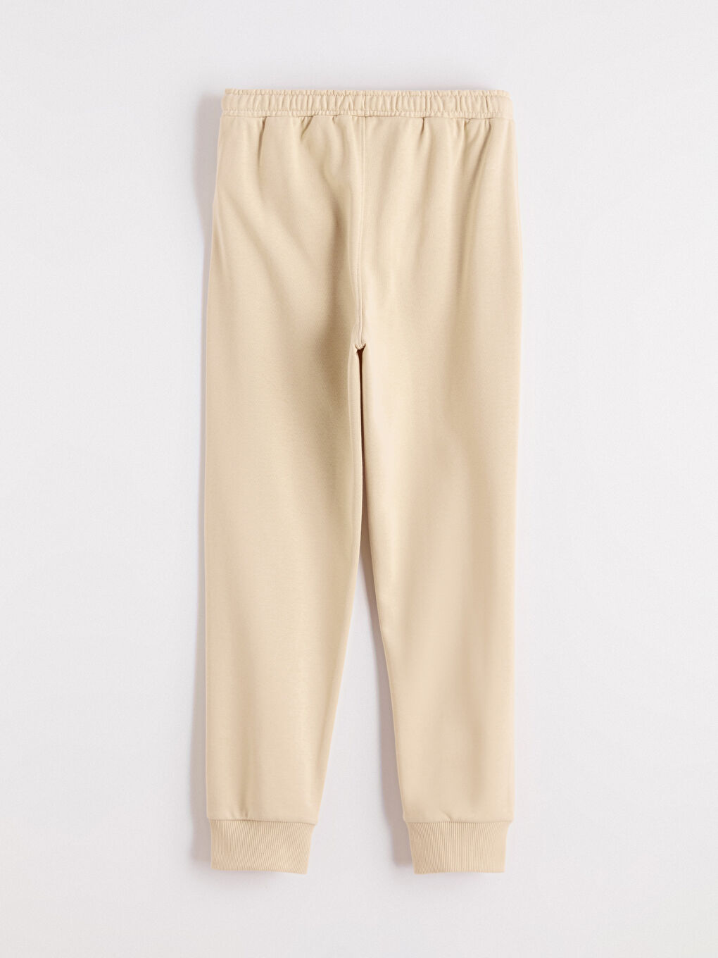Bej Beli Lastikli Erkek Çocuk Jogger Eşofman Altı-2