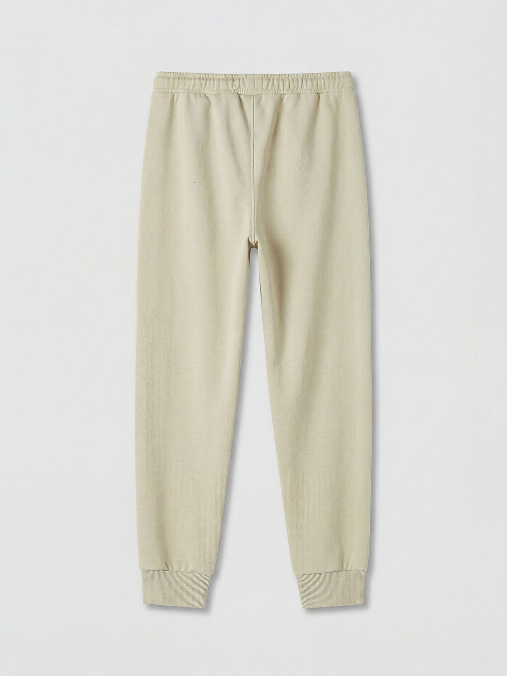 Bej Beli Lastikli Erkek Çocuk Jogger Eşofman Altı-1