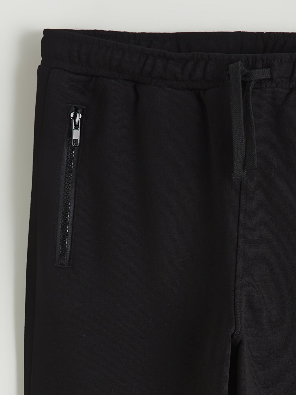 Siyah Beli Lastikli Erkek Çocuk Jogger Eşofman Altı-1