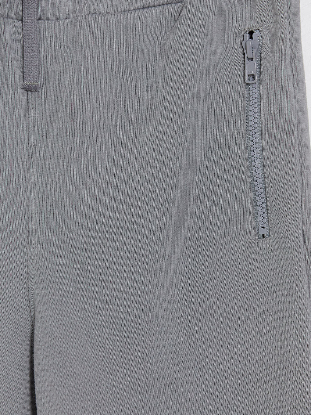 Gri Beli Lastikli Erkek Çocuk Jogger Eşofman Altı-2