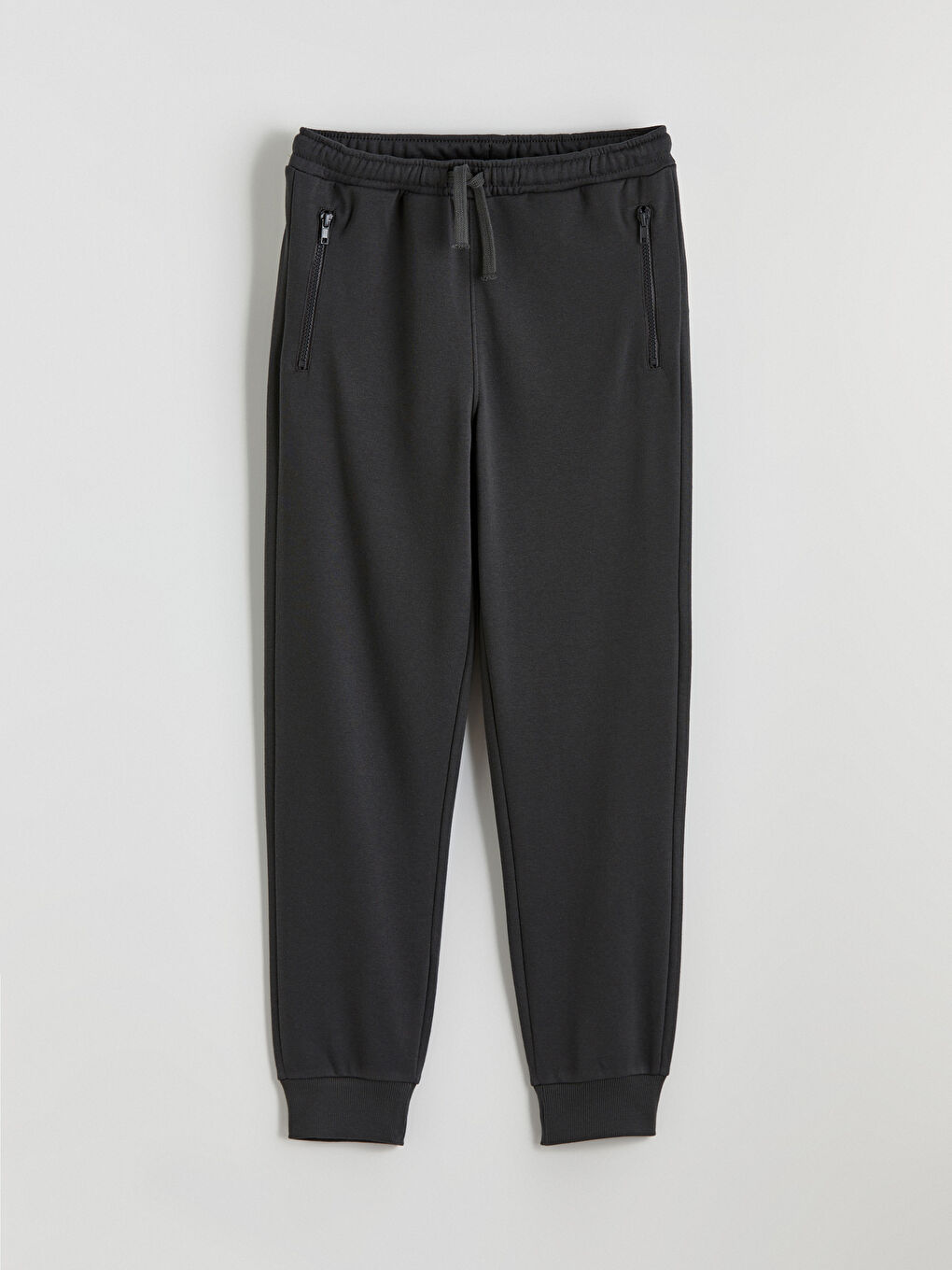 Antrasit Beli Lastikli Erkek Çocuk Jogger Eşofman Altı