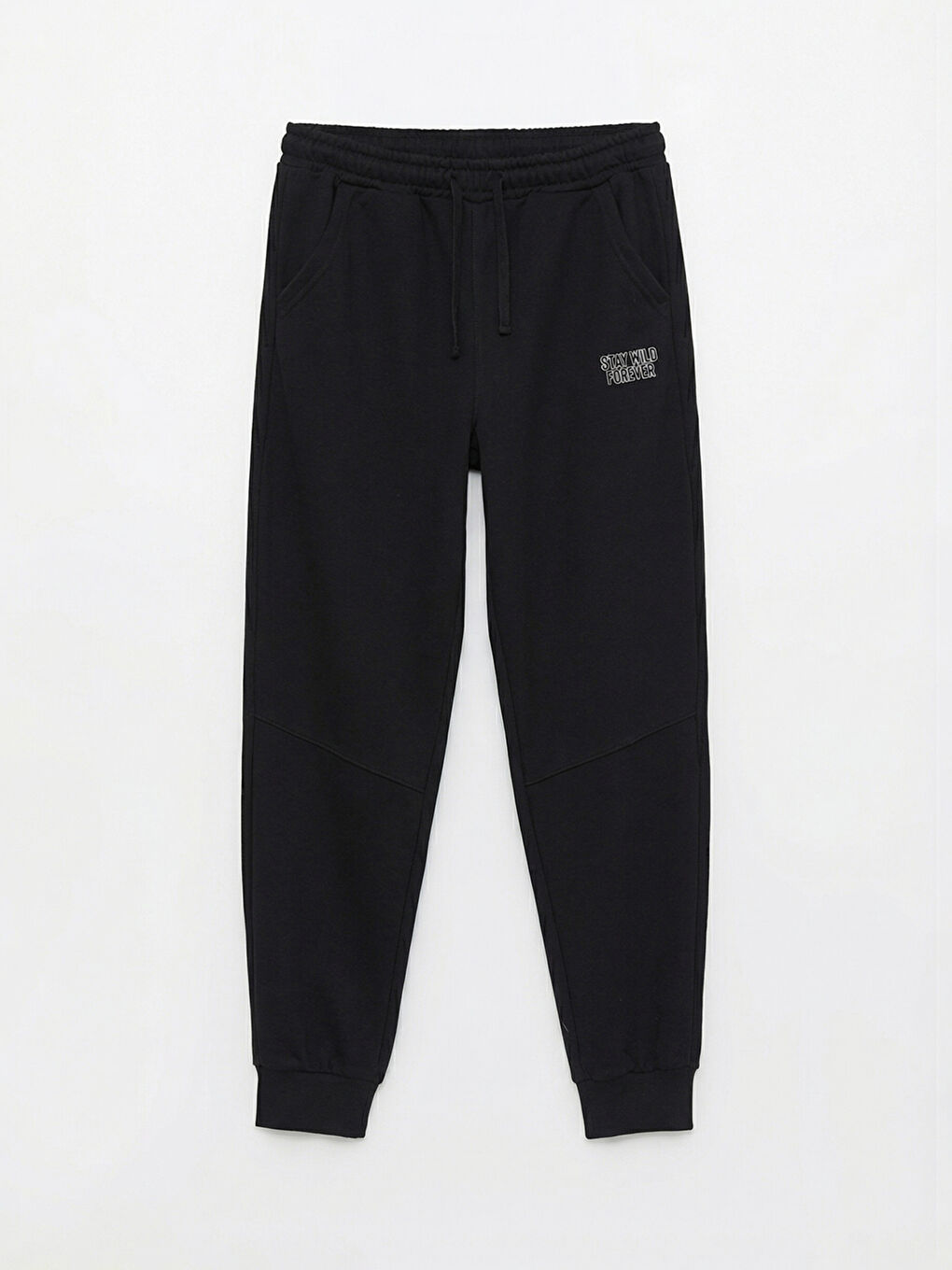Siyah Beli Lastikli Erkek Çocuk Jogger Eşofman Altı