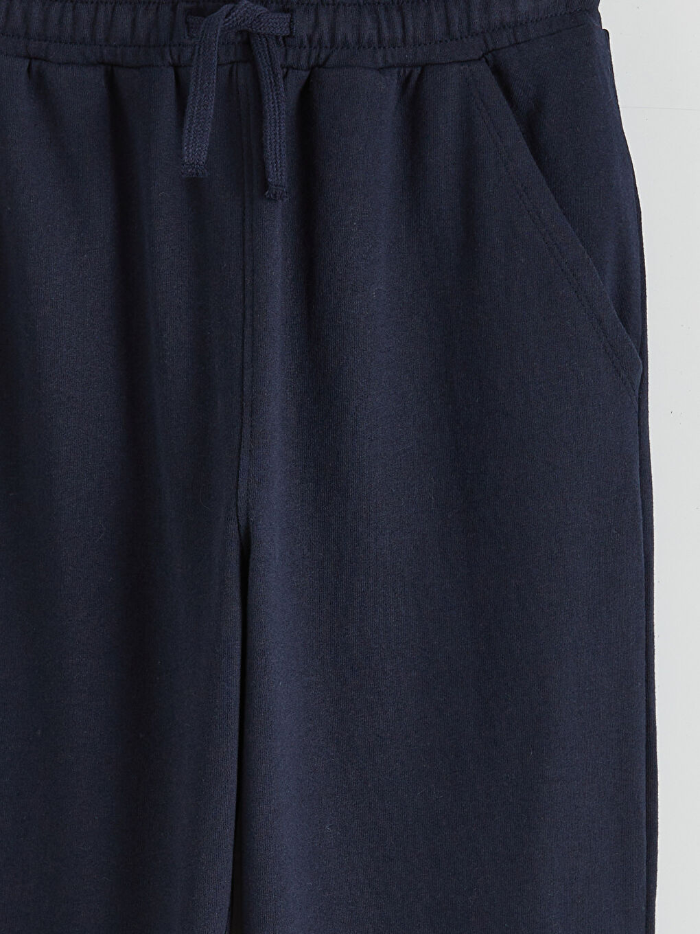 Lacivert Beli Lastikli Erkek Çocuk Jogger Eşofman Altı-2