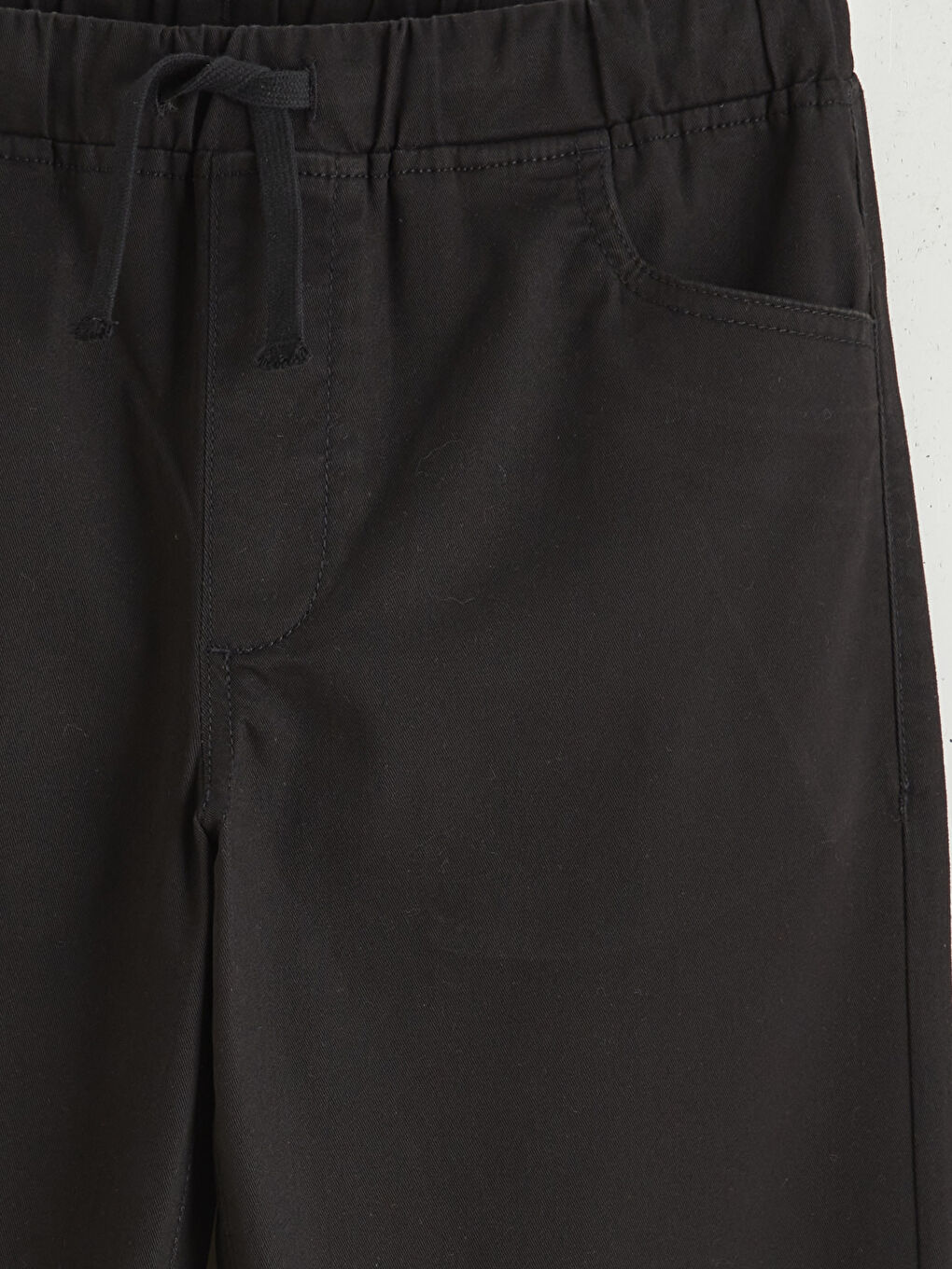 Siyah Slim Fit Erkek Çocuk Pantolon-2