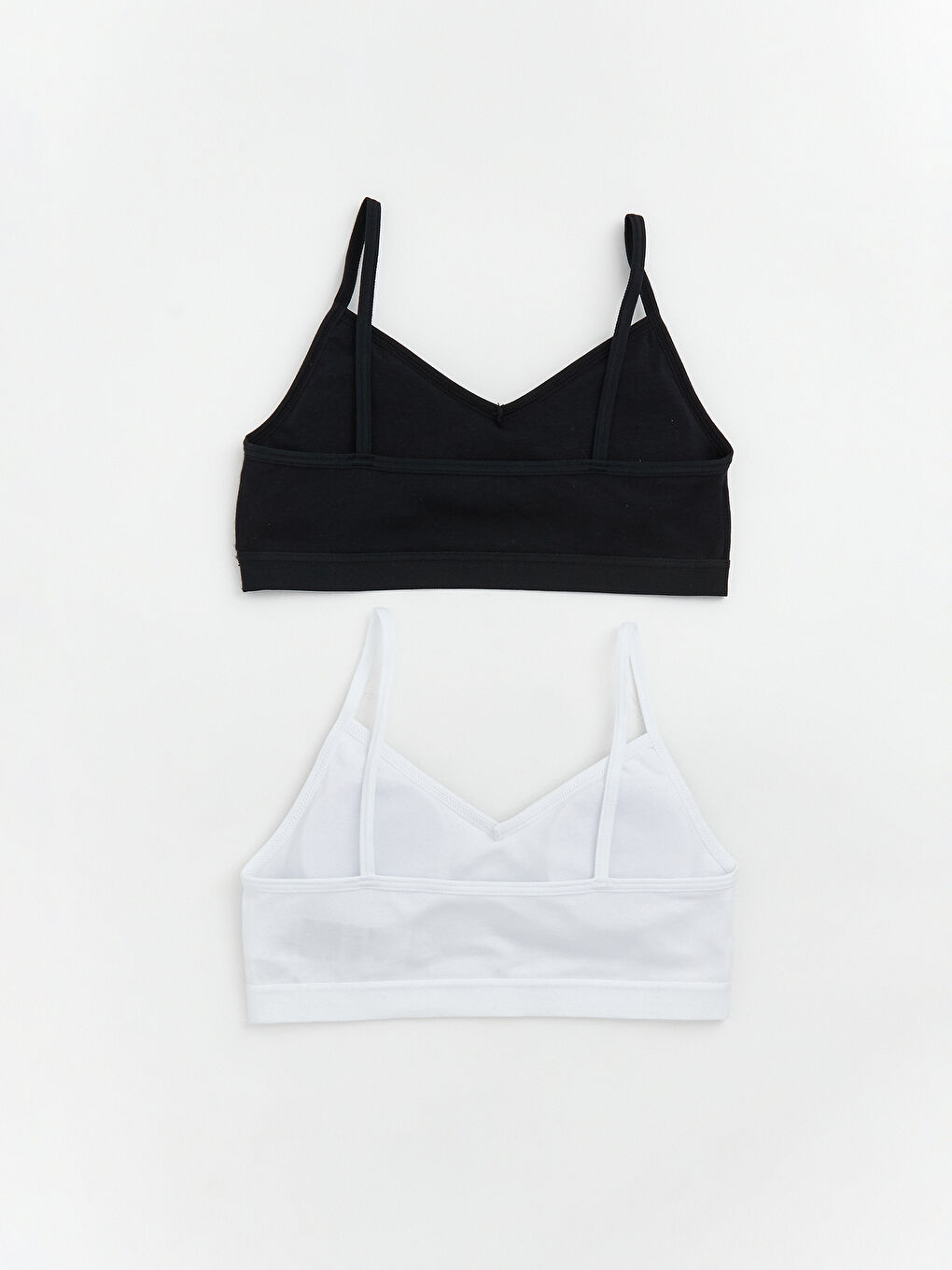 Beyaz Kız Çocuk Büstiyer 2'li-1