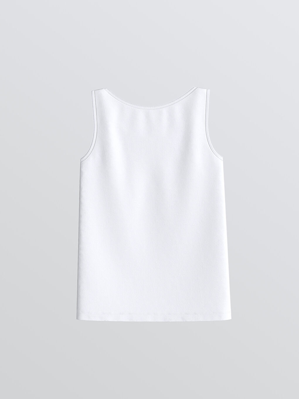 Girl WHITE Vest-1