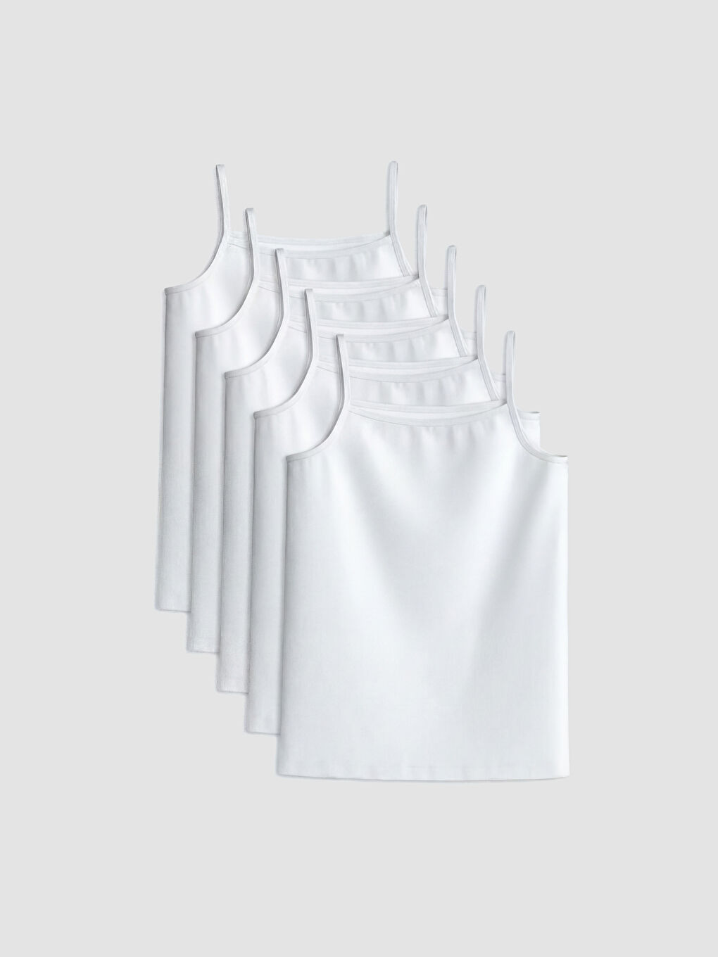 Strappy Girls' Vest 5-Pack