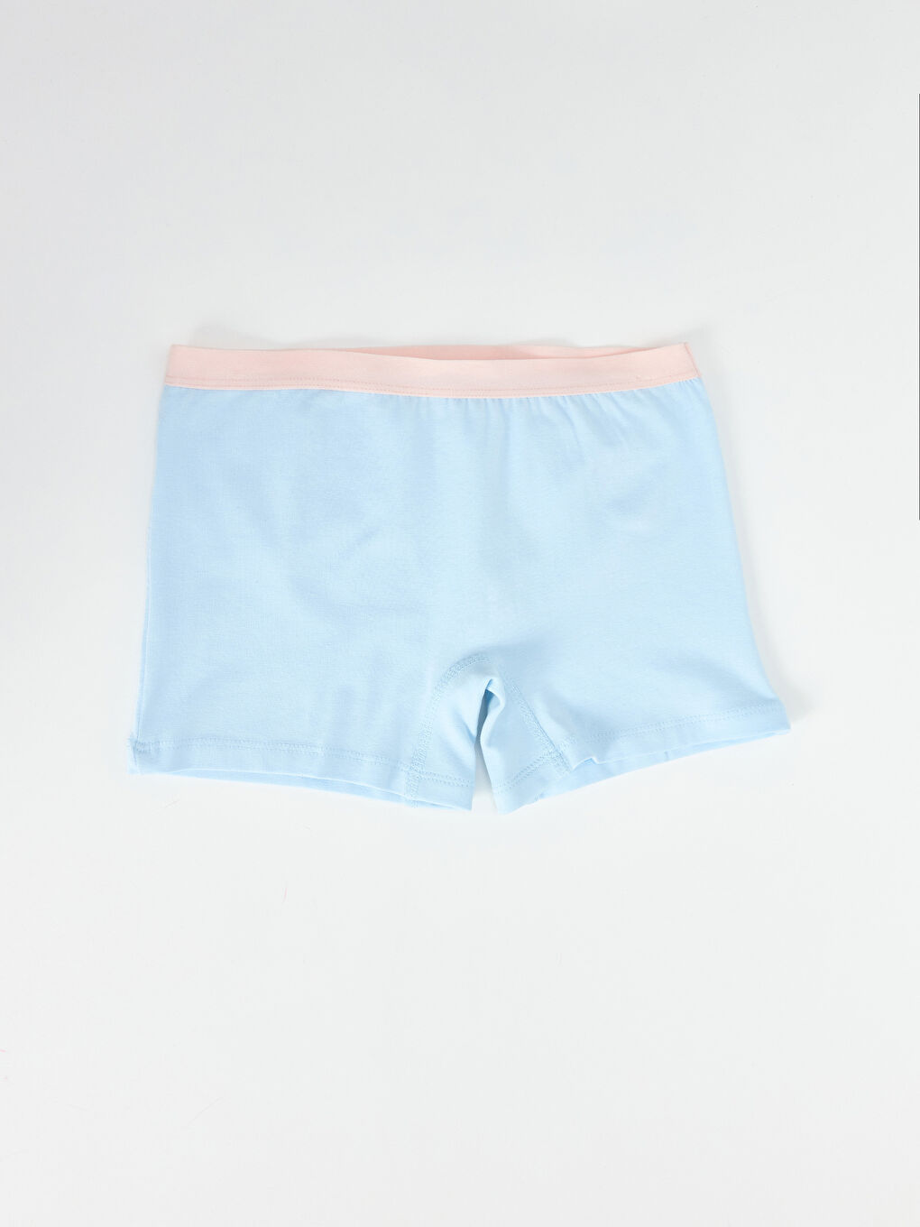 Mavi Kız Çocuk 3'lü Boxer-1