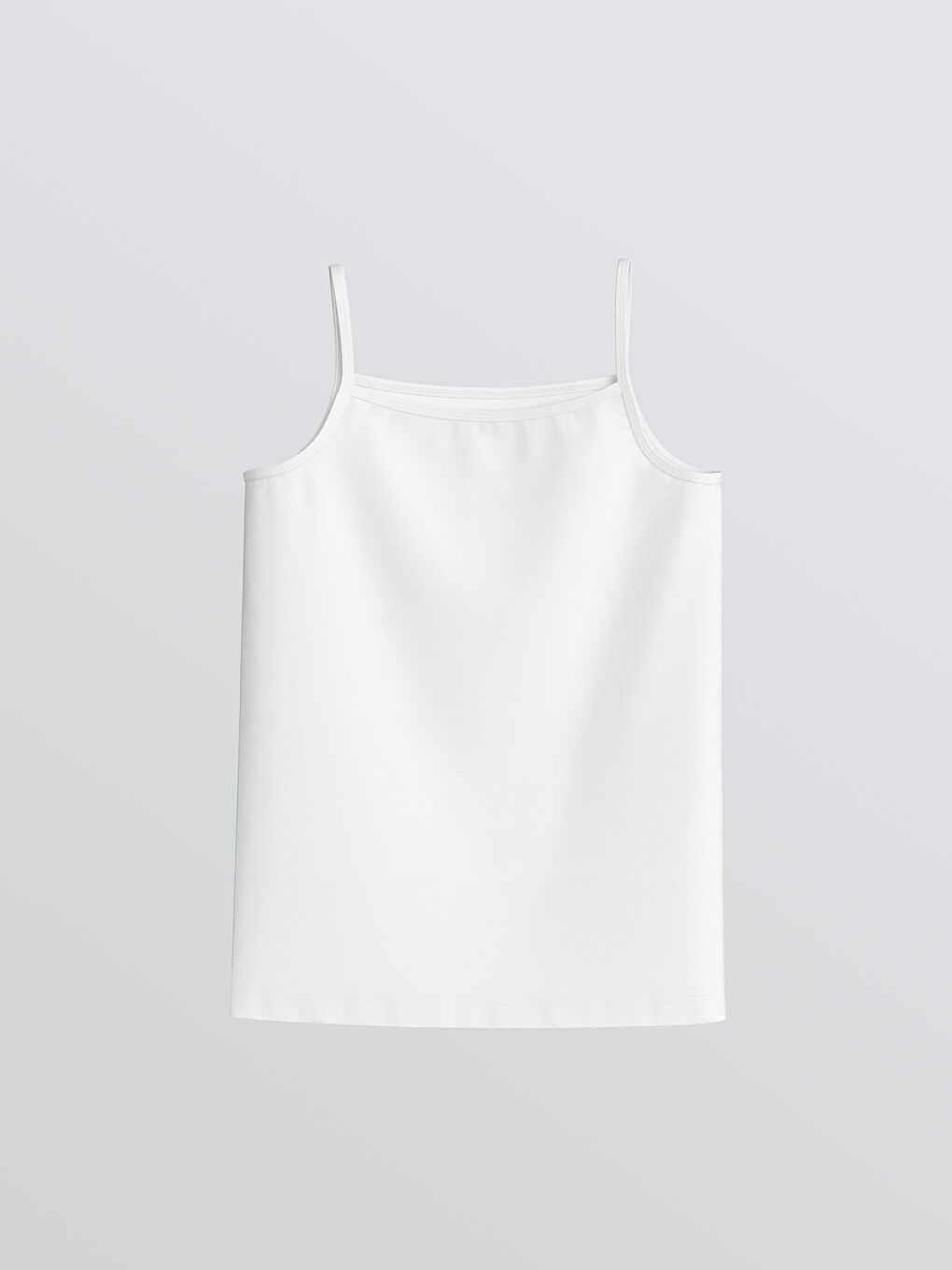 Pembe Kare Yaka Kız Çocuk Atlet 2'li-2