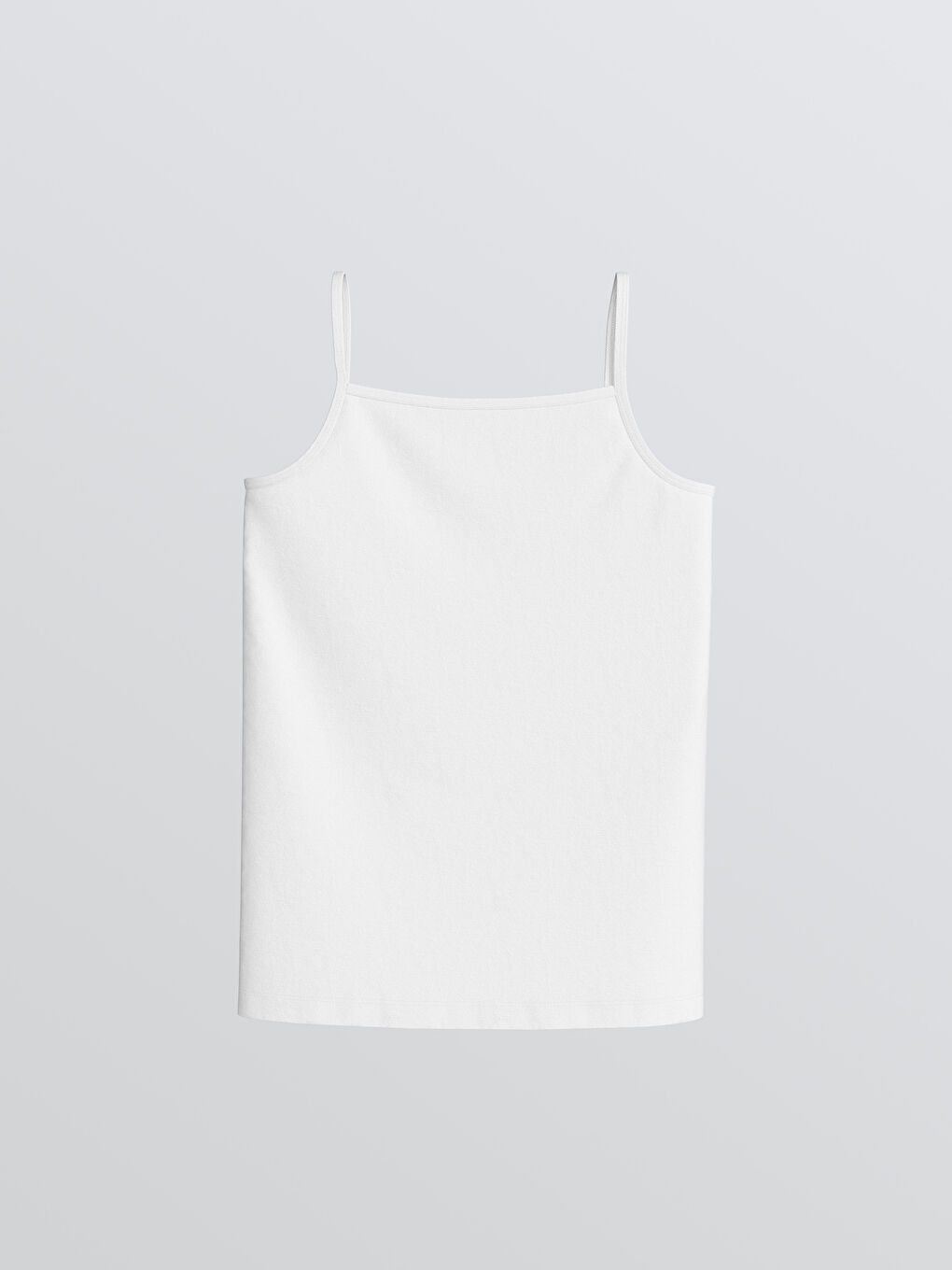 Pembe Kare Yaka Kız Çocuk Atlet 2'li-3