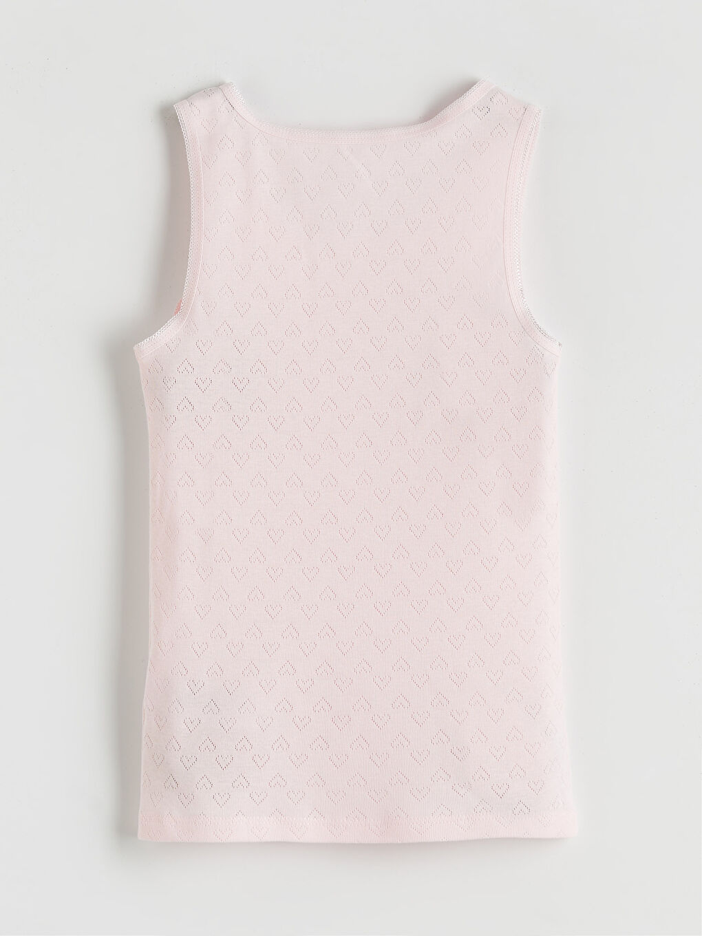 Beyaz Bisiklet Yaka Kız Çocuk Atlet 2'li-3