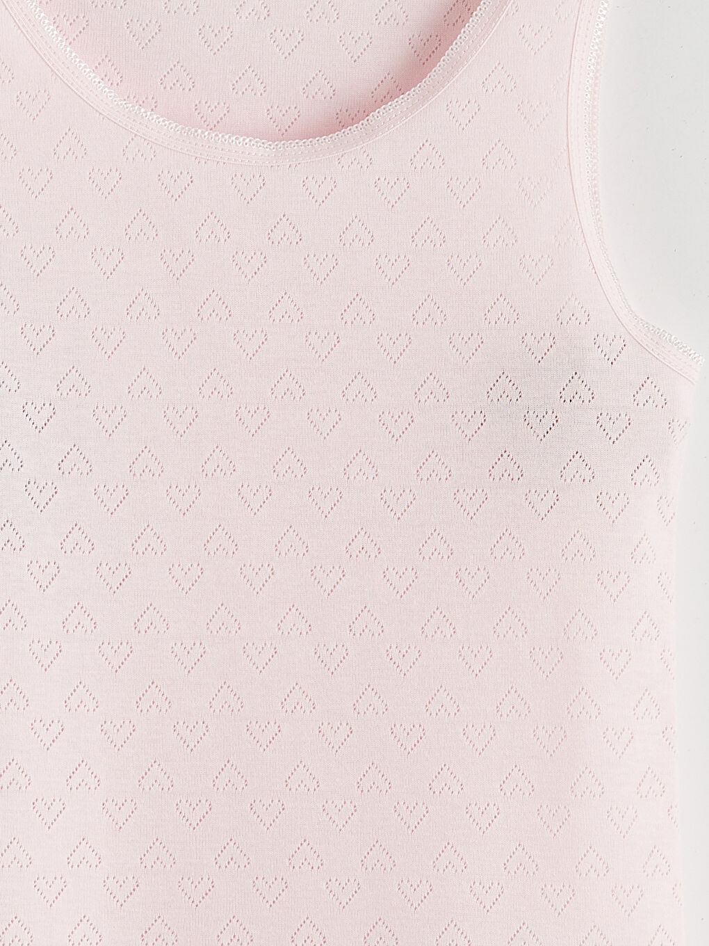 Beyaz Bisiklet Yaka Kız Çocuk Atlet 2'li-4