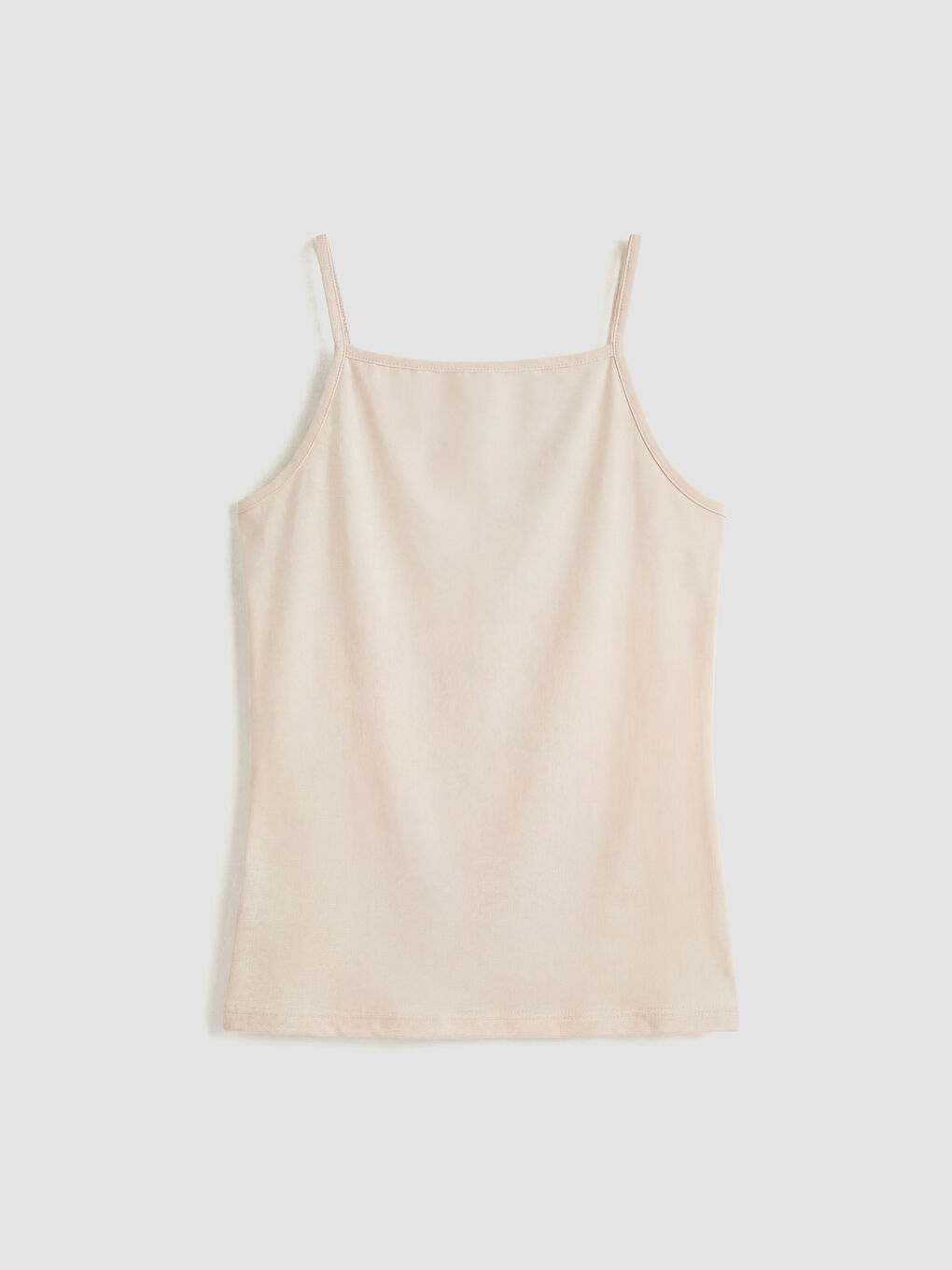 Atlet majica sa kvadratnom kragnom na bretelama za devojčice, pakovanje od 5 komada-2