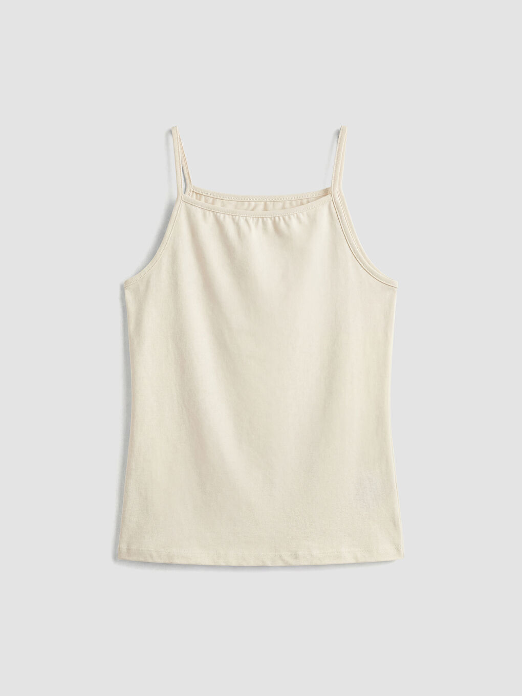 Atlet majica sa kvadratnom kragnom na bretelama za devojčice, pakovanje od 5 komada-3