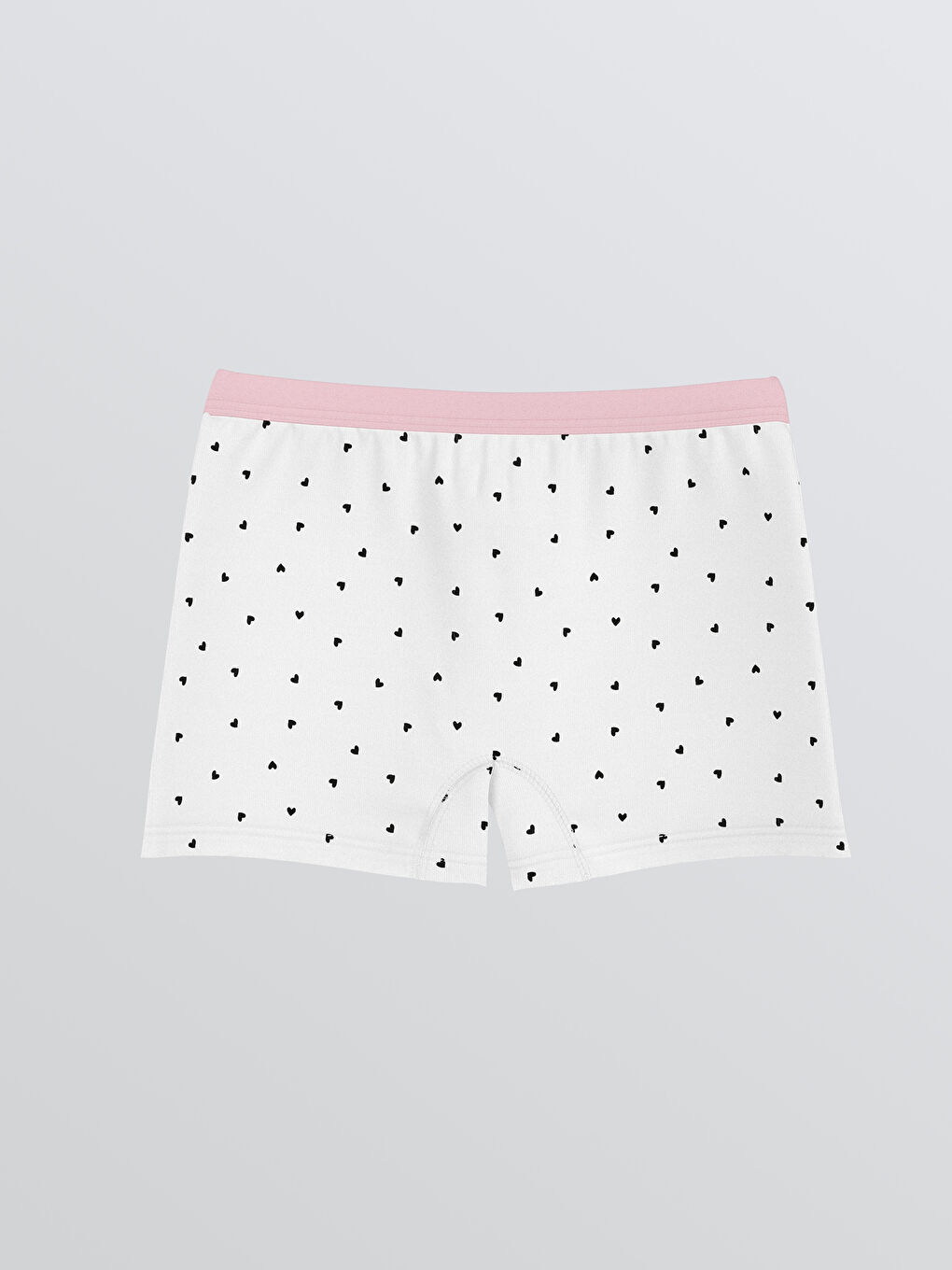 Ekru Baskılı Kız Çocuk Boxer 3'lü-2