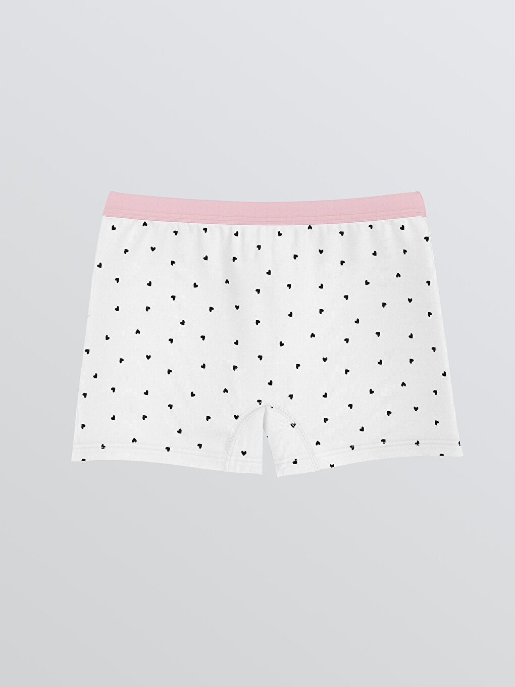 Ekru Baskılı Kız Çocuk Boxer 3'lü-4