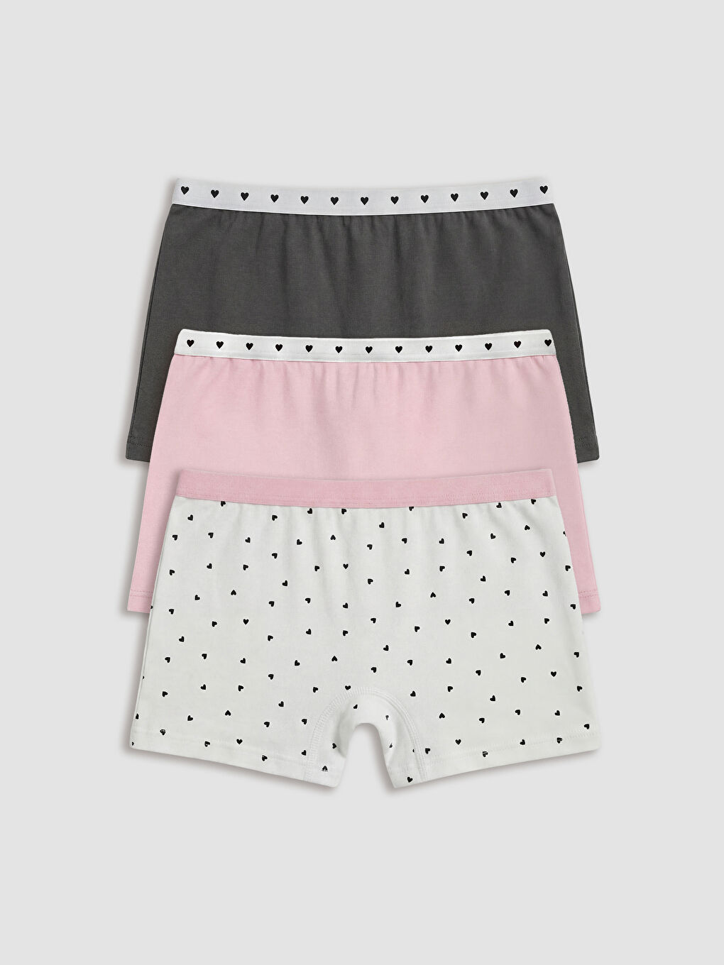 Set of Three Printed Girls' Boxers-1