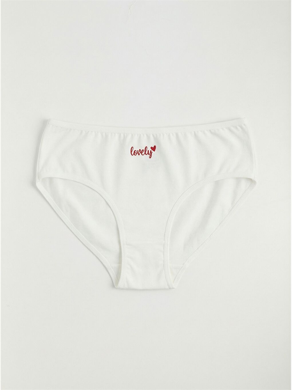 Ekru Baskılı Kız Çocuk Külot 3'lü-3