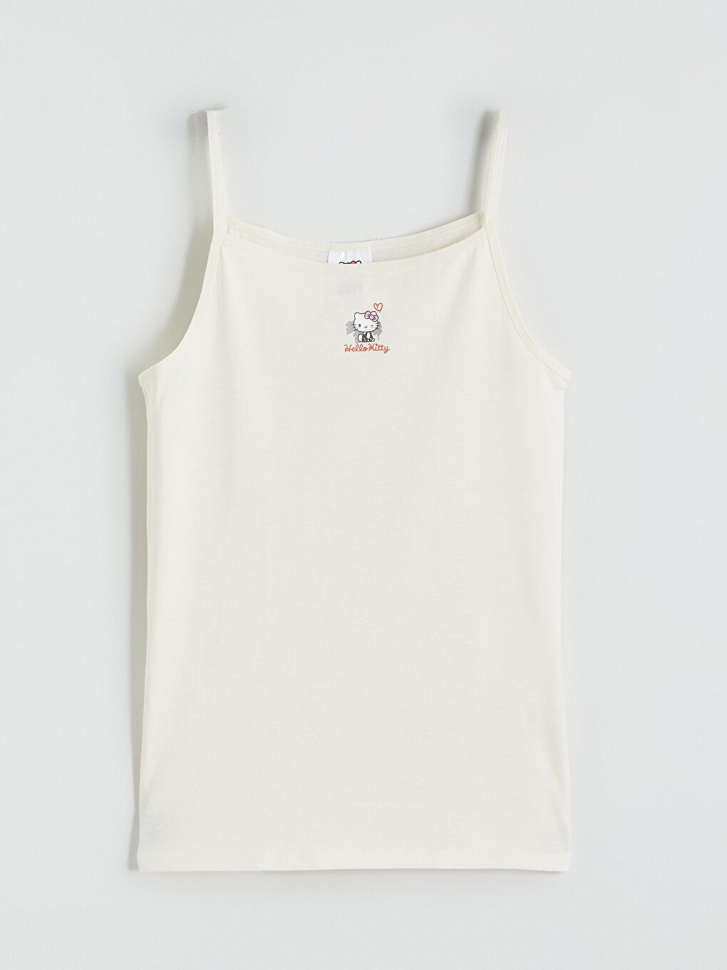 Ekru Hello Kitty Baskılı Kız Çocuk Atlet 2'li-4