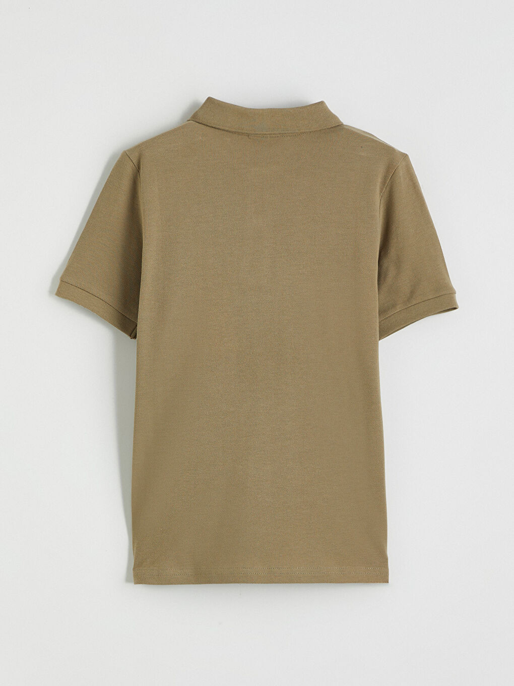 Haki Polo Yaka Erkek Çocuk Tişört	-2