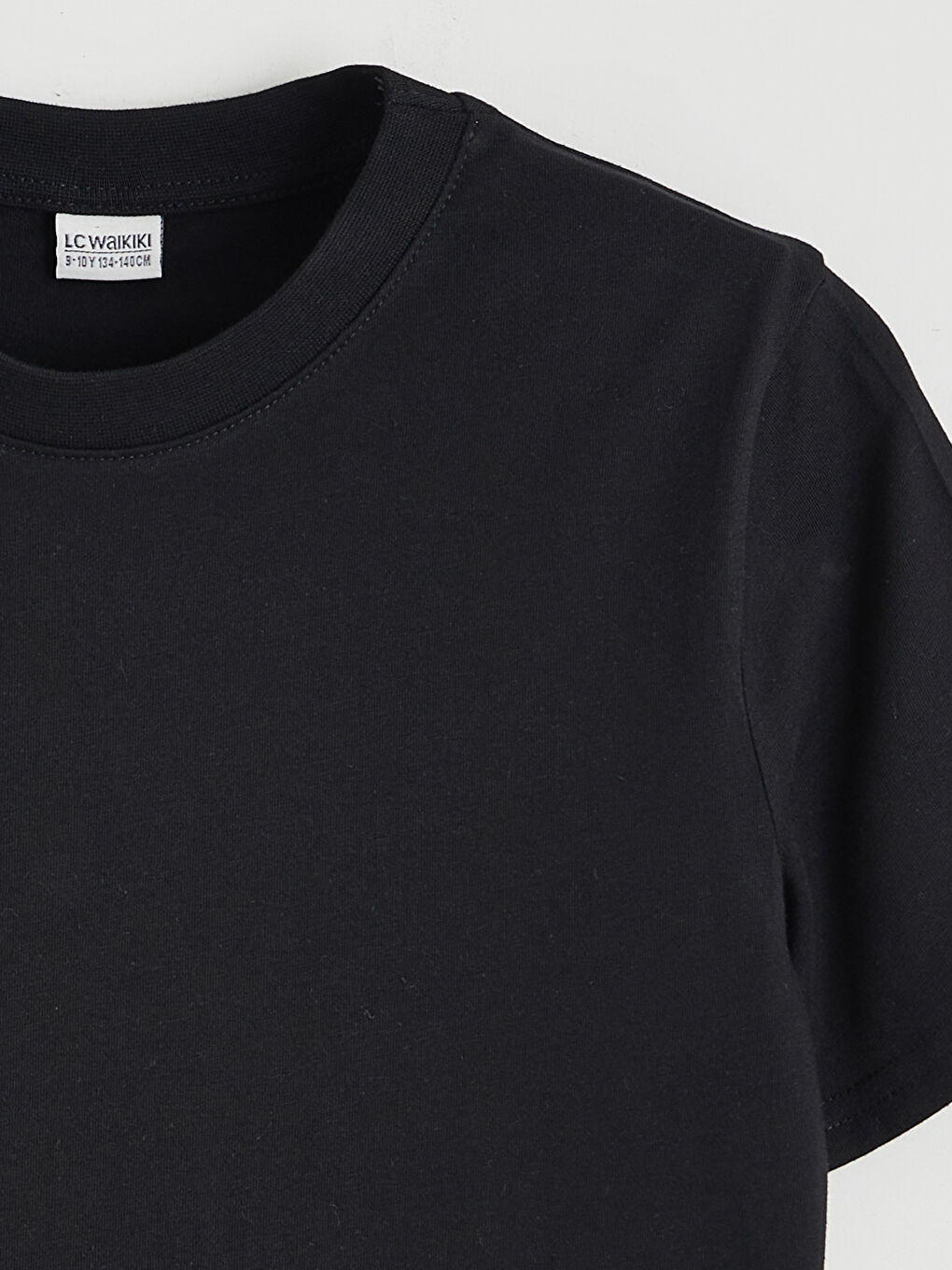 Siyah Basic Erkek Çocuk Tişört-1