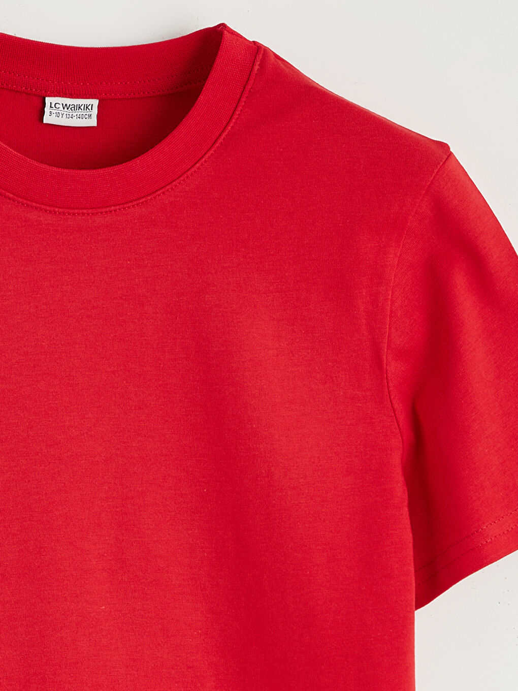 Kırmızı Basic Erkek Çocuk Tişört-1