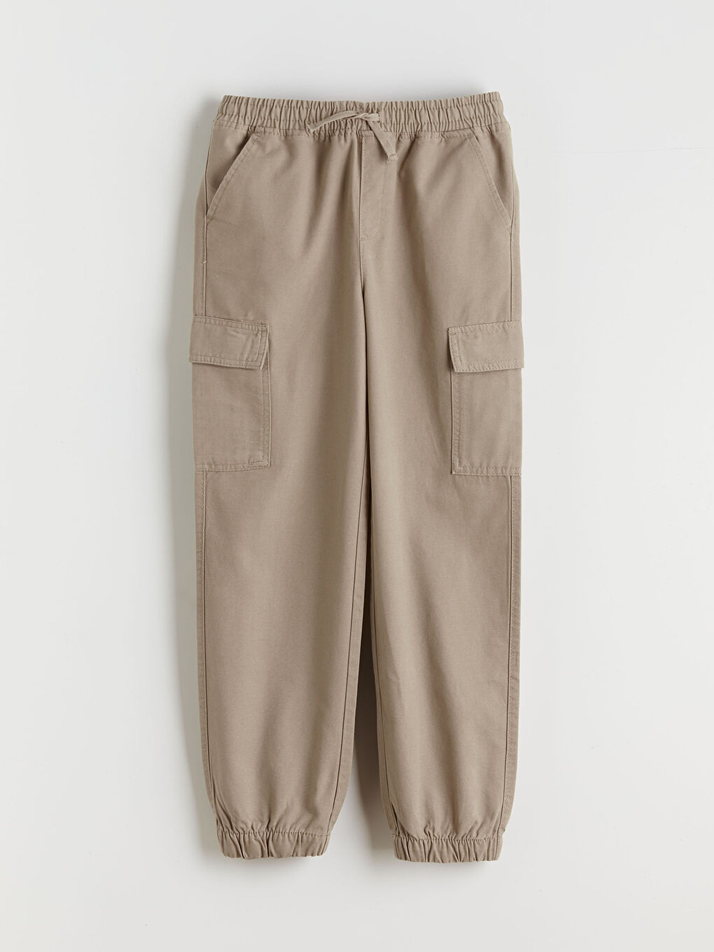 Bej Regular Fit Erkek Çocuk Jogger Pantolon