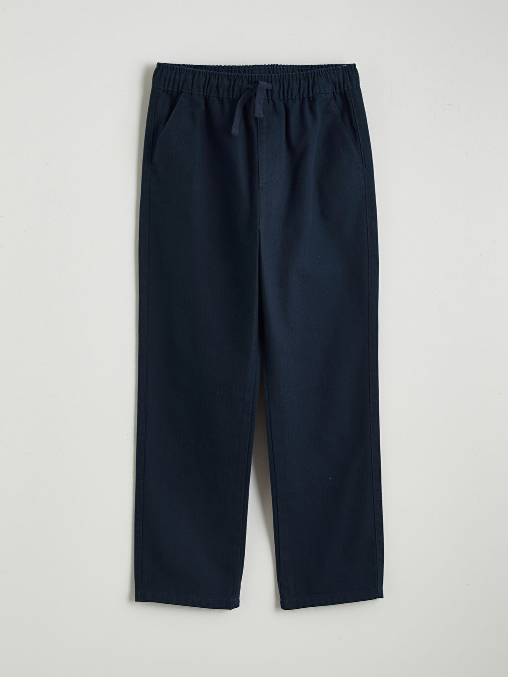 Lacivert Beli Lastikli Erkek Çocuk Pantolon