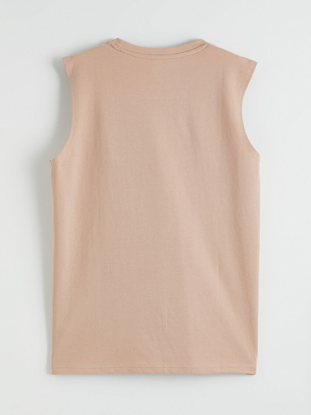 Pembe Bisiklet Yaka Kolsuz Erkek Tişört-6