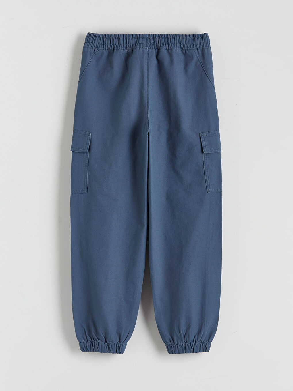 İndigo Beli Lastikli Erkek Çocuk Kargo Pantolon-1