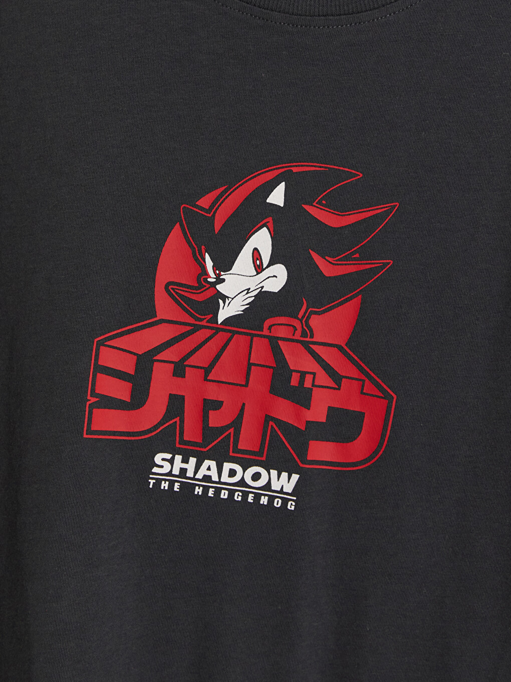 Tricou Băieți Cu Imprimeu Sonic, Guler Rotund-1
