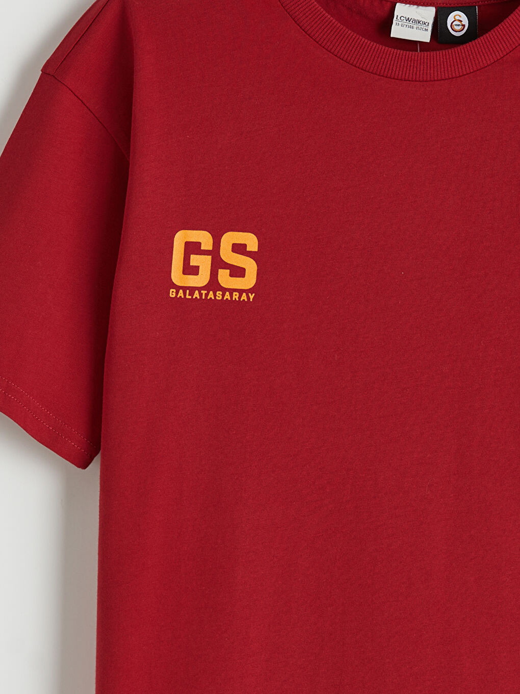 Kırmızı Galatasaray Baskılı Erkek Çocuk Tişört-3