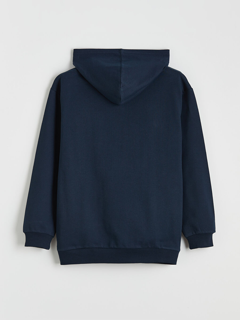 Lacivert Kapüşonlu Fenerbahçe Baskılı Erkek Çocuk Sweatshirt-1