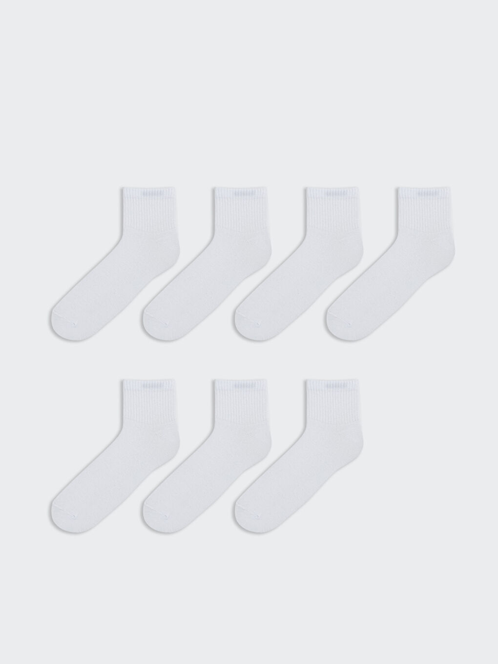 Man WHITE Ankle Socks