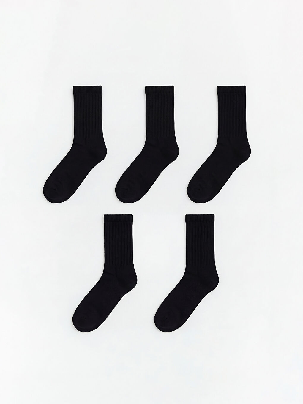 Siyah Erkek Soket Çorap 5'li