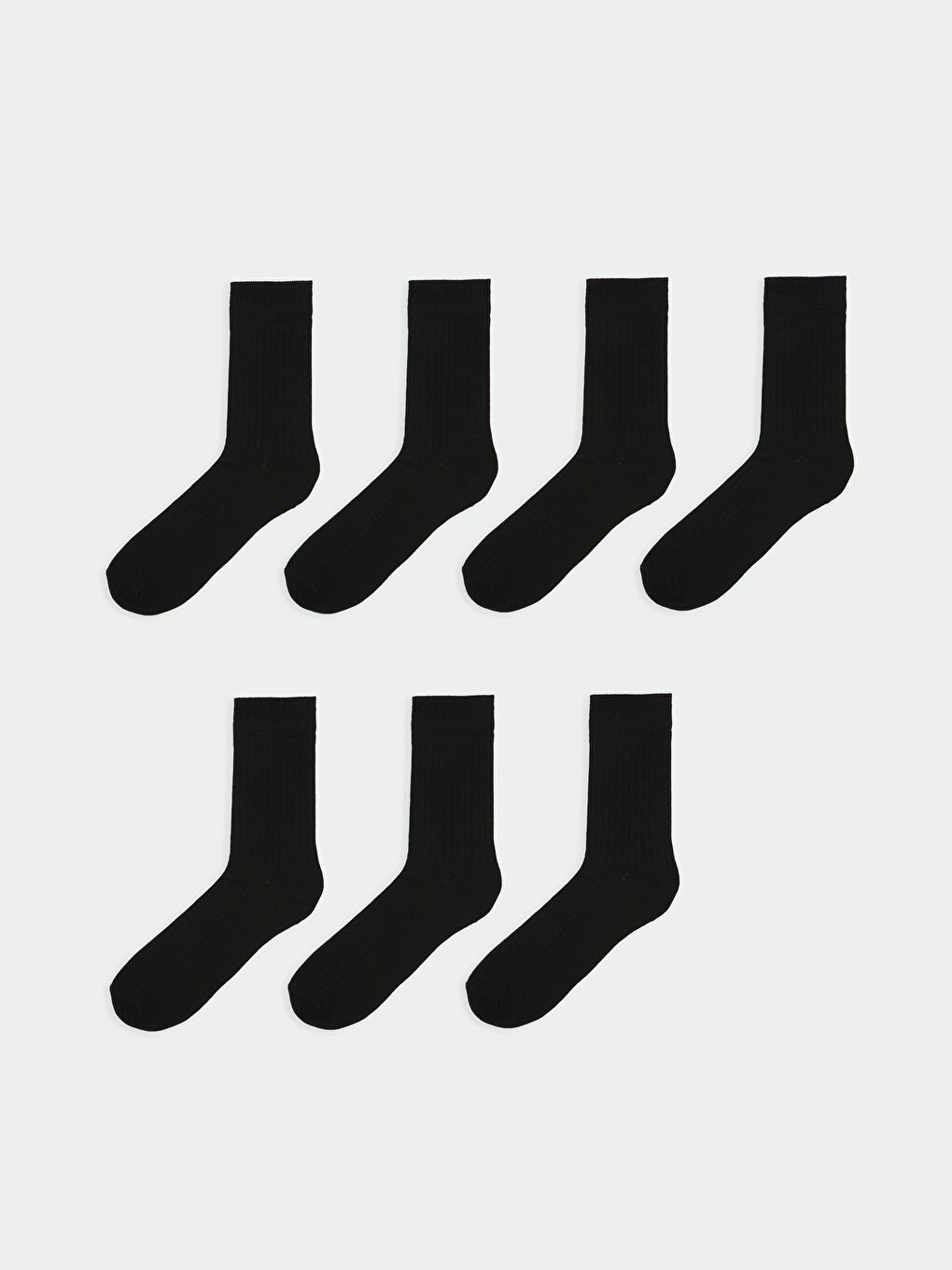 Siyah Erkek Soket Çorap 7'li