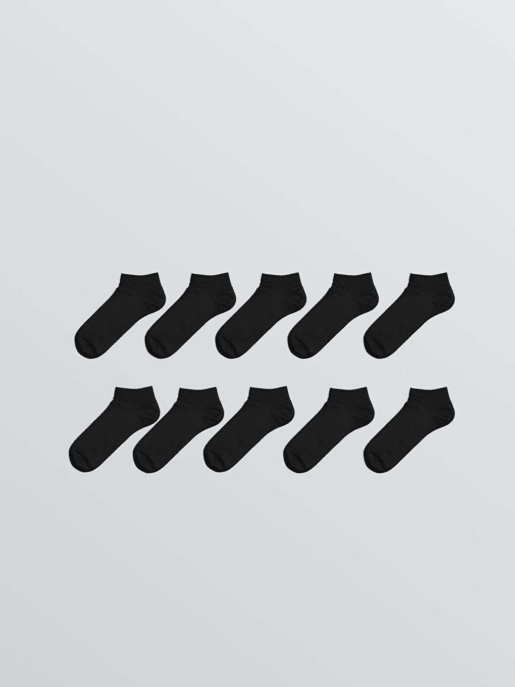 Siyah Erkek Patik Çorap 10'lu